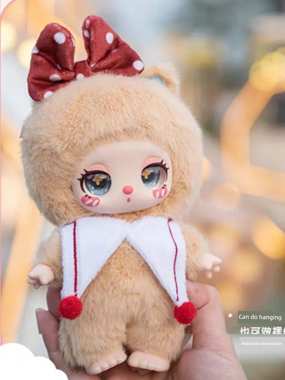 Liila's Lucky Cat V3 Плюшевый слепой бокс-игрушка, аромат карамель-какао, 1 штука, нераспечатанная