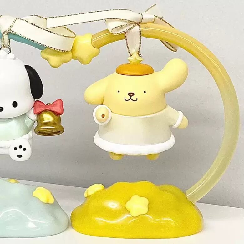 MINISO Sanrio Star Wish Angel Pompompurin Случайная Фигурка Открытая Коробка Запечатанный Пакет Ночник