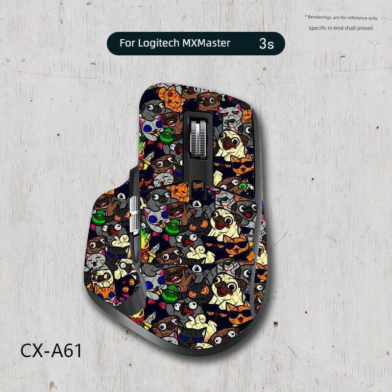 Logitech ｍａｓｔｅｒ 3/3S CX-A61 белая ромбовидная полная оболочка противоскользящая пленка от пота 0.5 мм