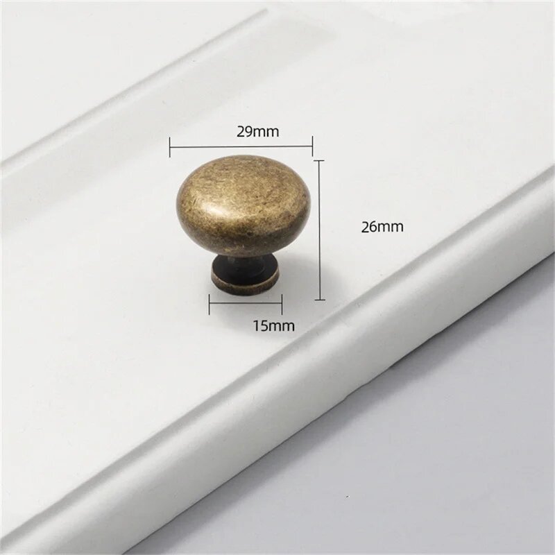 KK&FING ручки для шкафов из цинкового сплава Ancient bronze Knob