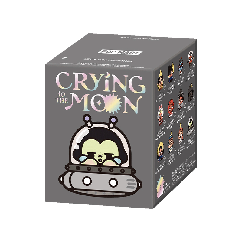 POP MART CRYBABY Серию «Уходящая Луна Сидячая» Мини-Фигурка Одиночный Блэк Бокс Вероятность Скрытый Вариант