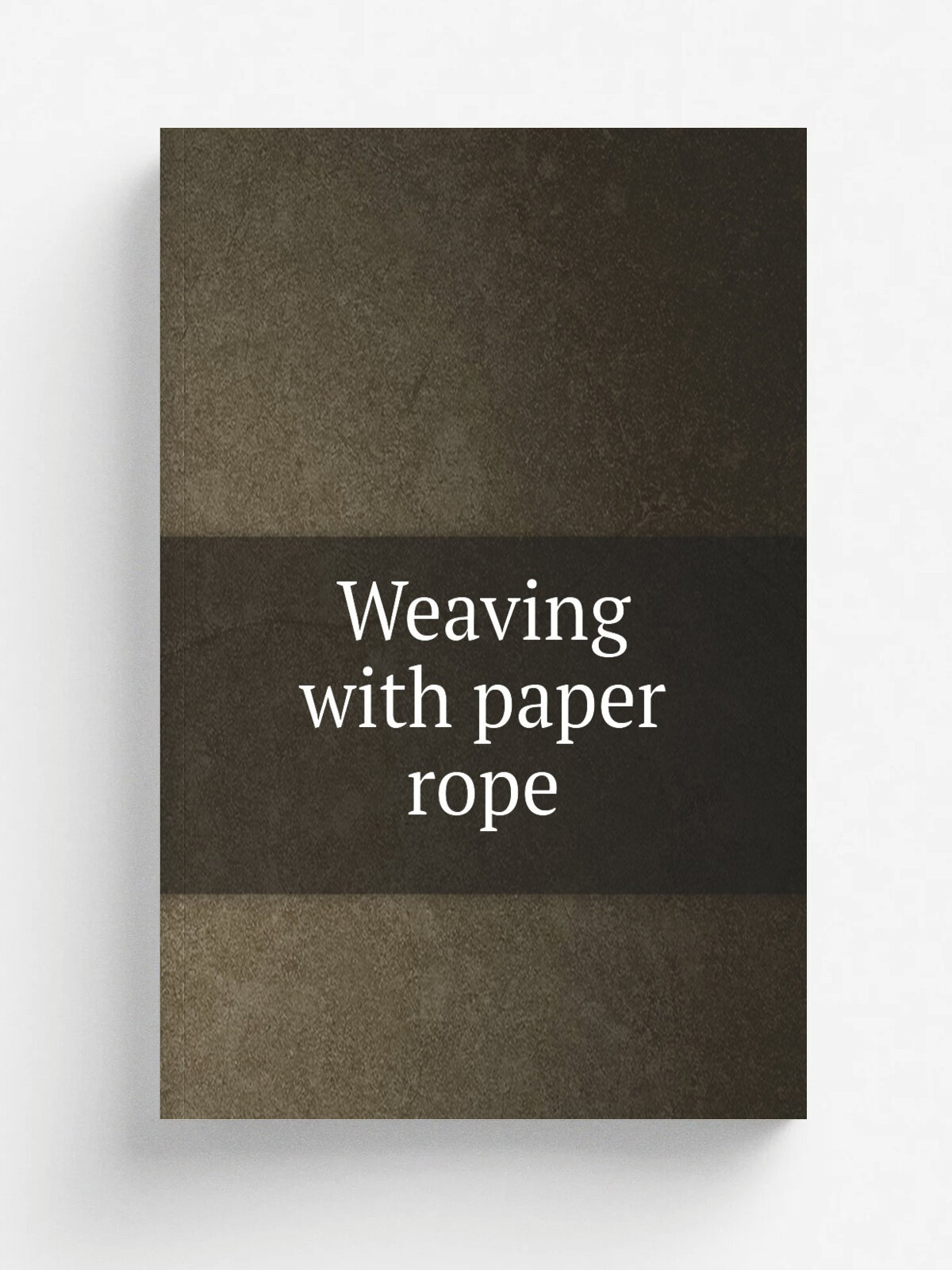 Weaving with paper rope | Репринт
