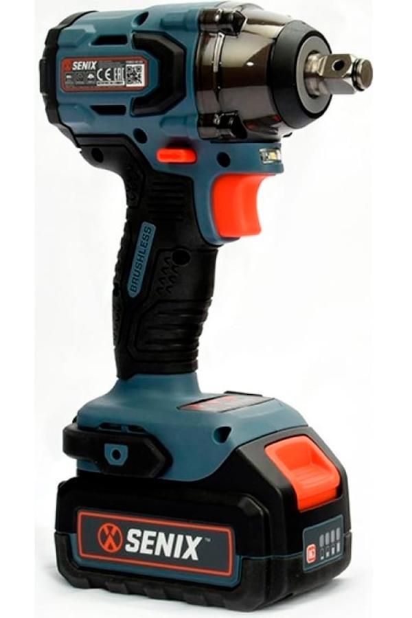 Гайковерт SENIX X2, 20 В, 1/2, 330 Нм, 1х4, Ач, ЗУ, кейс