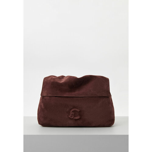 фото Сумка кросс-боди coccinelle lidia suede, фактура бархатистая, матовая, бордовый