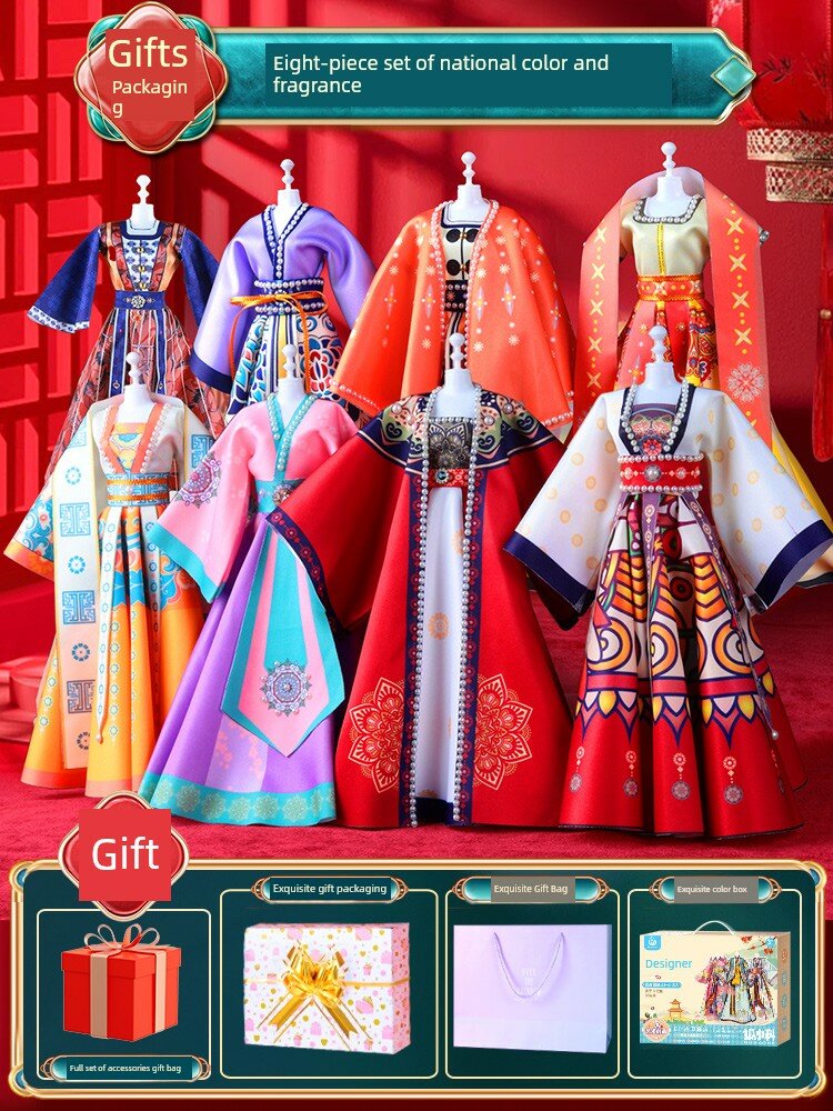 Guo Se Tian Xiang набор детской одежды для девочек с подарочной упаковкой и подарочной сумкой, готов к отправке с
