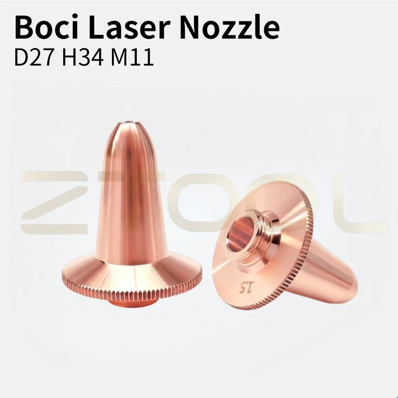 Лазерное сопло BOCI D27 H34 для резаков BOCHU 10PCS, 4.0mm, Single Layer