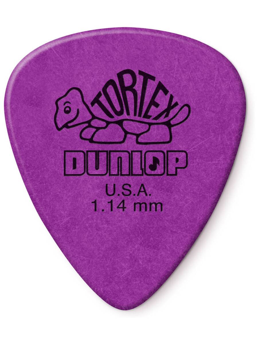 Набор медиаторов DUNLOP 418P114 Tortex Standart пластик 12 штук