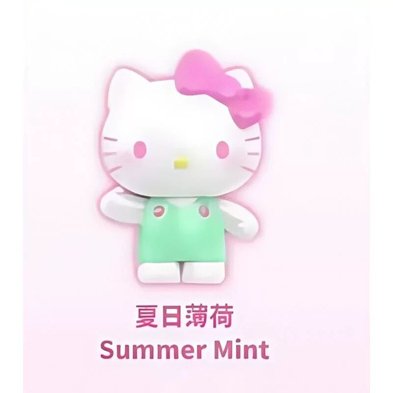 Серия фигурок Hello Kitty Летняя Мятная Вкусовая Слепой Бокс - Высота 4 см, Коллекционная