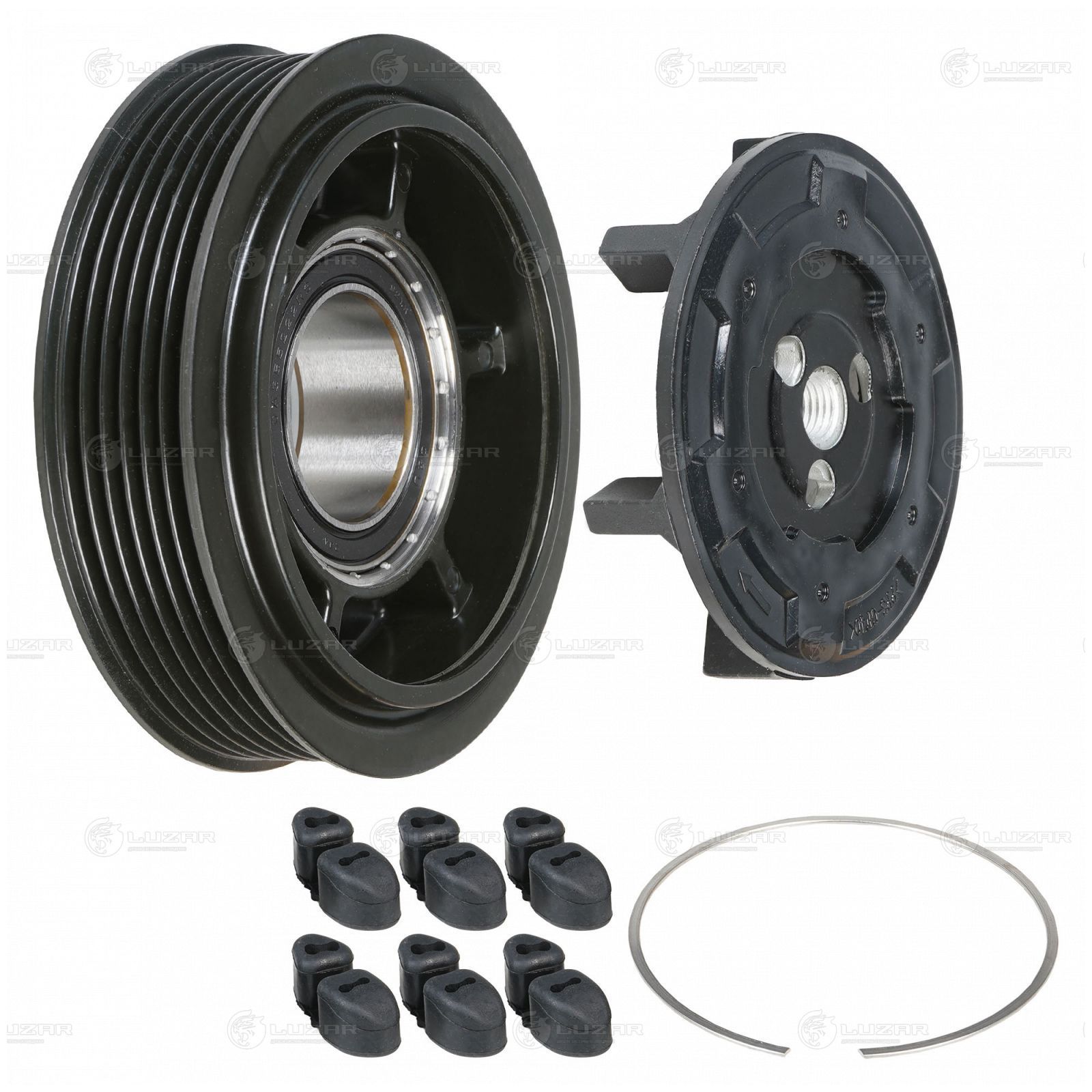 Муфта срывная компрессора кондиционера, для Шкода Октавия A5 2004- oem 1K0820803F, 1K0820803P арт LCC1801