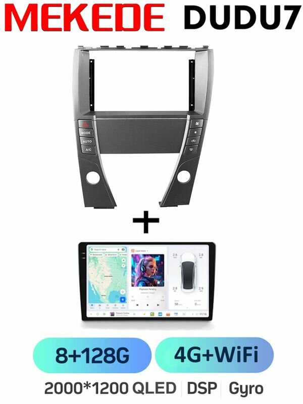 Магнитола 9" Mekede DUDU7 8/128 Gb для Lexus ES350 5 XV40 2006-2012 (C) carpay Android