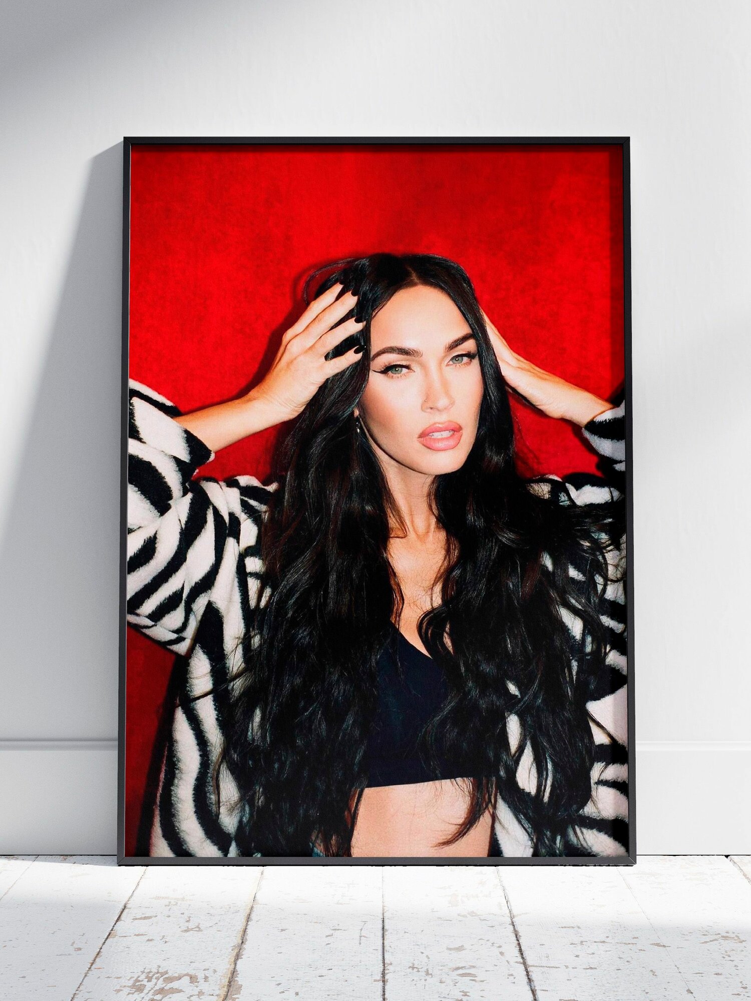 Плакат на стену для интерьера Меган Фокс (Megan Fox 54) - Постер по актеру фильма, кино, сериала формата A4 (21x30 см)