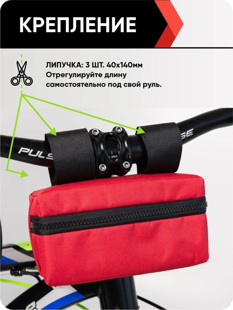 Велосумка на руль для велосипеда и самоката