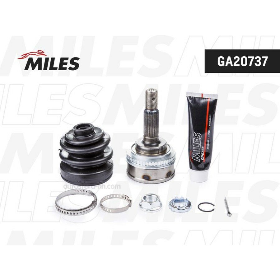 MILES GA20737 ШРУС наружный TOYOTA CARINA/COROLLA/CAMRY 1.6-2.0D 83-91 (с ABS) GA20737