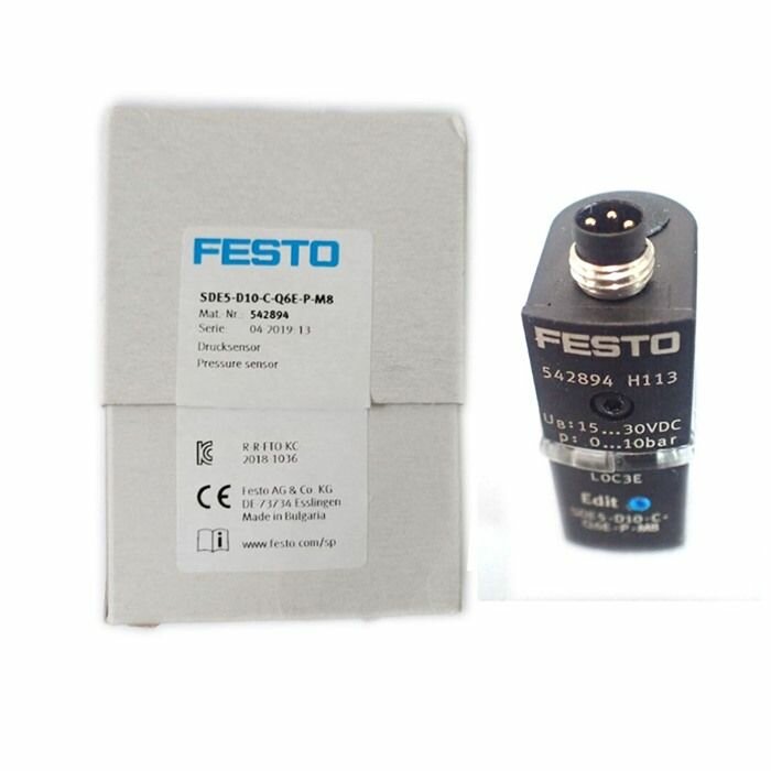 Модуль for FESTO Pressure Sensor SDE5-D10-C-Q6E-P-M8 542894