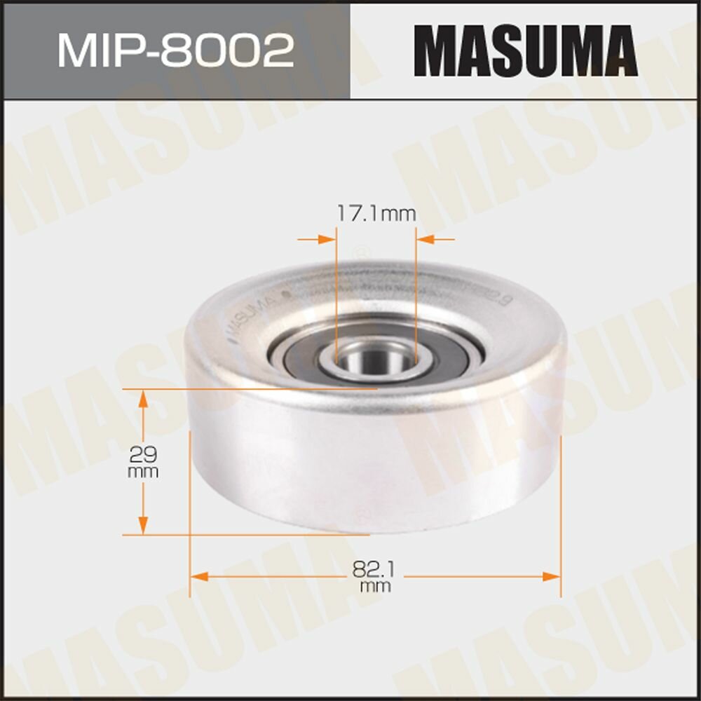 Ролик натяжителя ремня привода SUBARU BRZ MASUMA MIP-8002