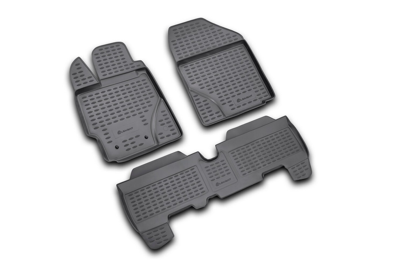 Коврики в салон TOYOTA Yaris 01/2006-2010, 3 шт. (полиуретан)