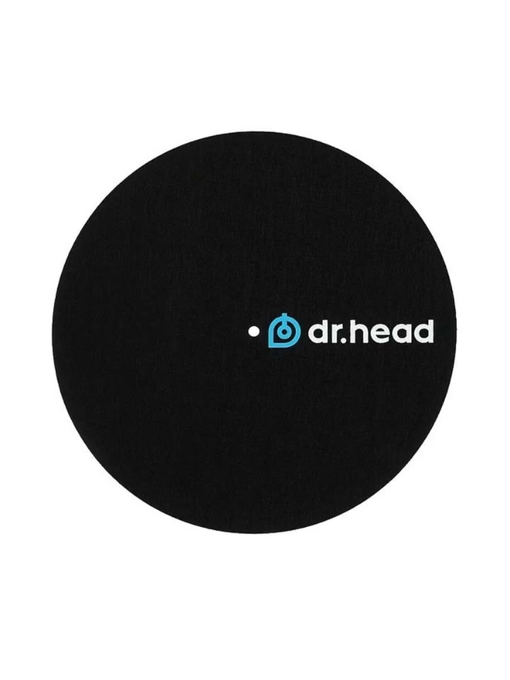 Dr.Head Black слипмат из войлока для проигрывателя виниловых дисков, черный — фото 1