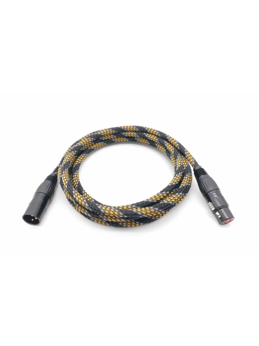Кабель балансный (микрофонный) XLR-M-F, 3м, ZZcable