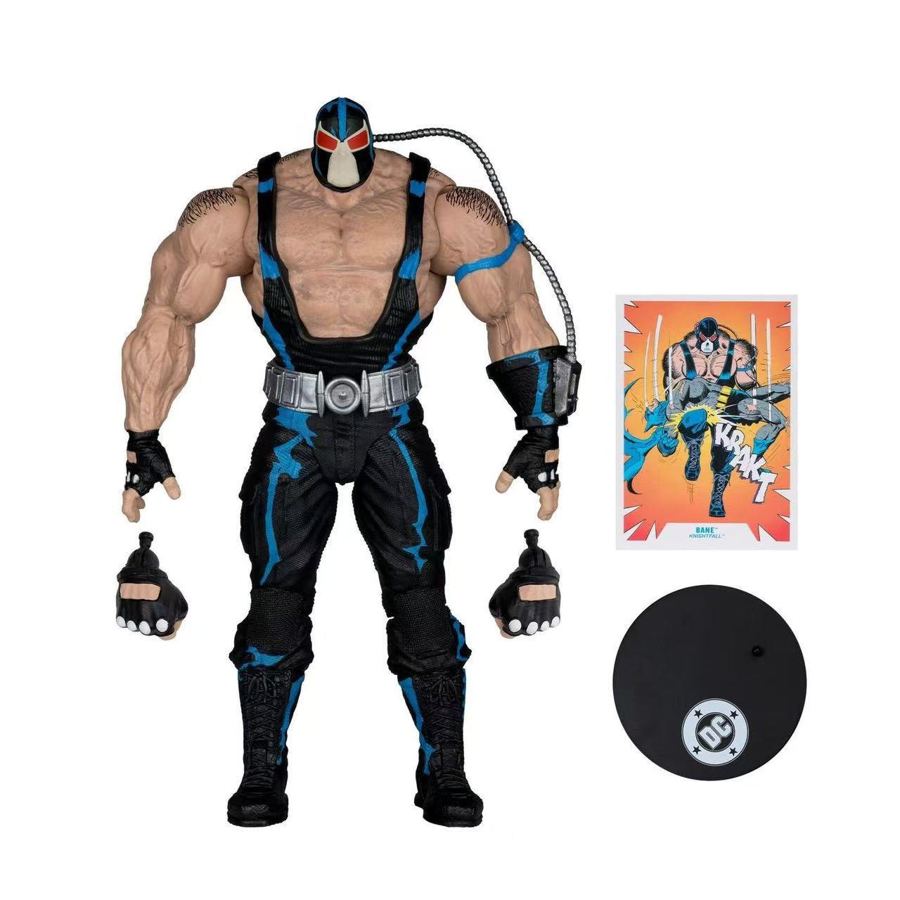 Коллекционная фигурка Бейн DC Comics, подвижная экшен‑фигурка злодея Бэтмена с аксессуарами для коллекционеров