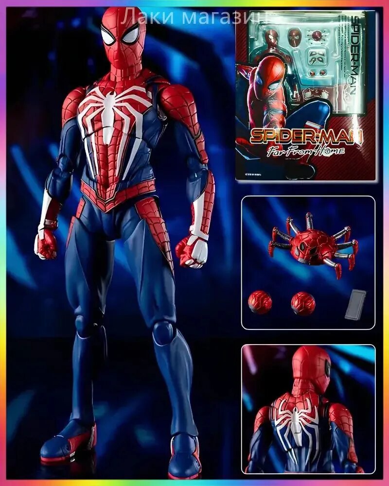 Коллекционная фигурка Spider-Man из игры для PS4, версия по фильму "Вдали от дома", рождественские подарки