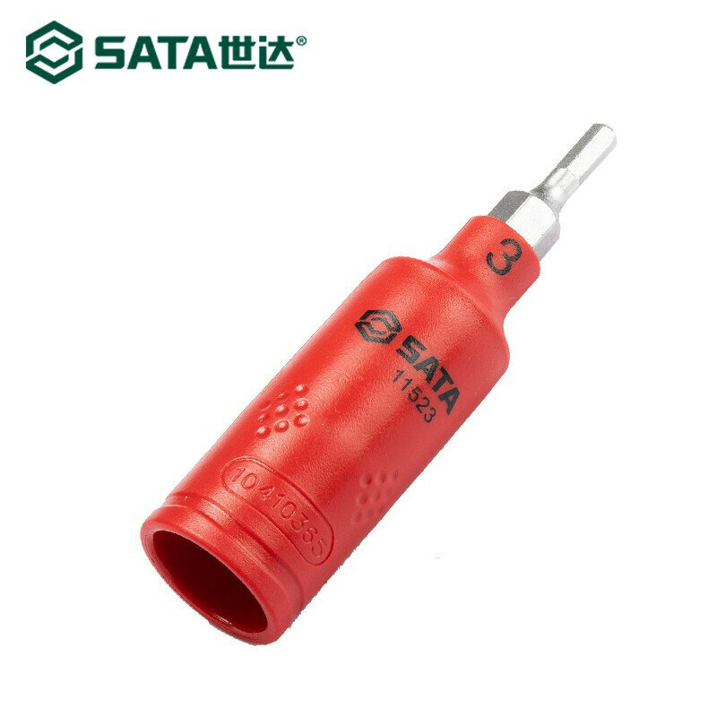SATA 11523 VDE Изолированная Шестигранная Головка для Шуруповерта 3.0мм - Профессиональный Электрический Инструмент