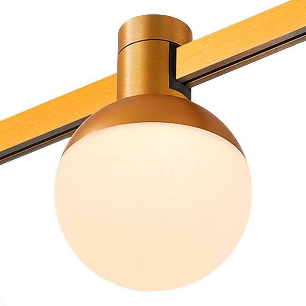 ST815.246.05 ST-Luce Магнитный трековый светильник FARM Золотистый LED 1*5W 4000K 89Lm Ra90 120 IP20 D75xH1.