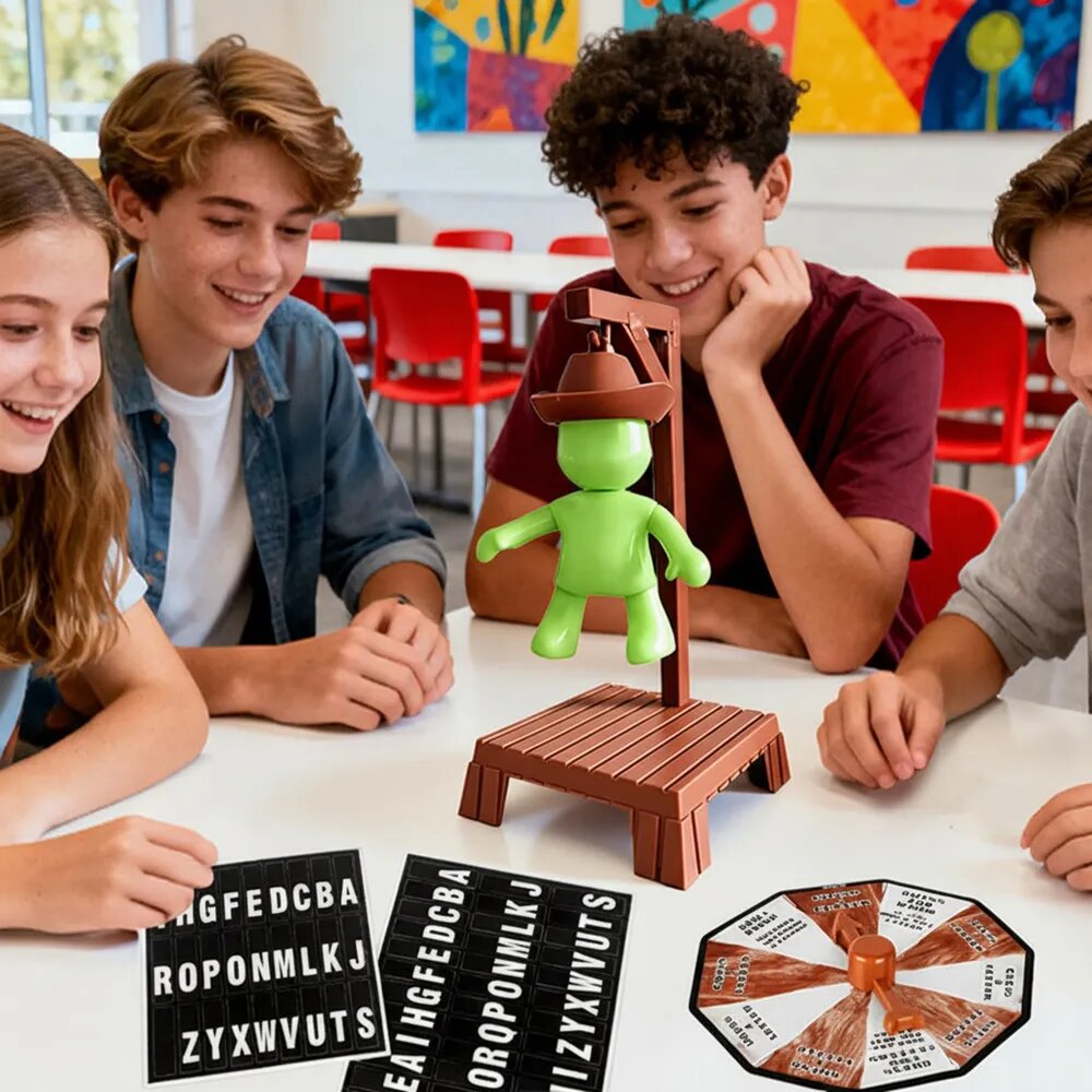 Магнитная игра Виселица с люминесцентными элементами и комплектом букв