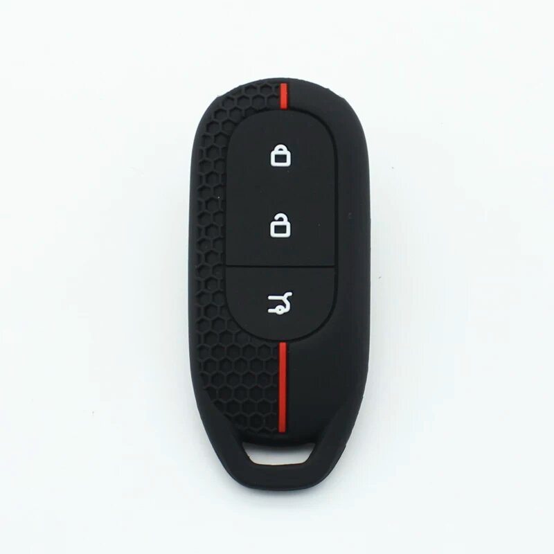 Мягкий силиконовый чехол для брелока Leapmotor C11 2024 - Черный