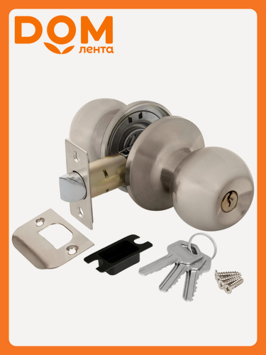 Изображение товара Дверная ручка-кноб для межкомнатной двери AJAX 6082 SN-E никель