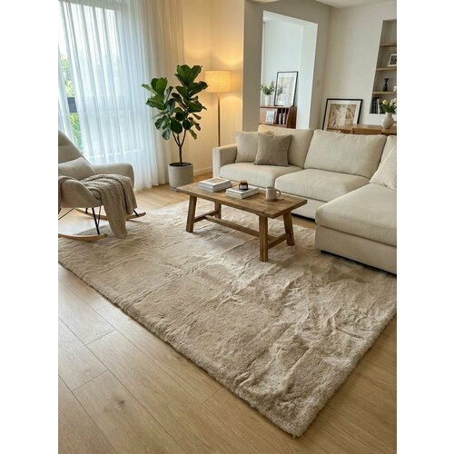 Ковер Natalis Carpets "Имитация кролика" 200х200 см