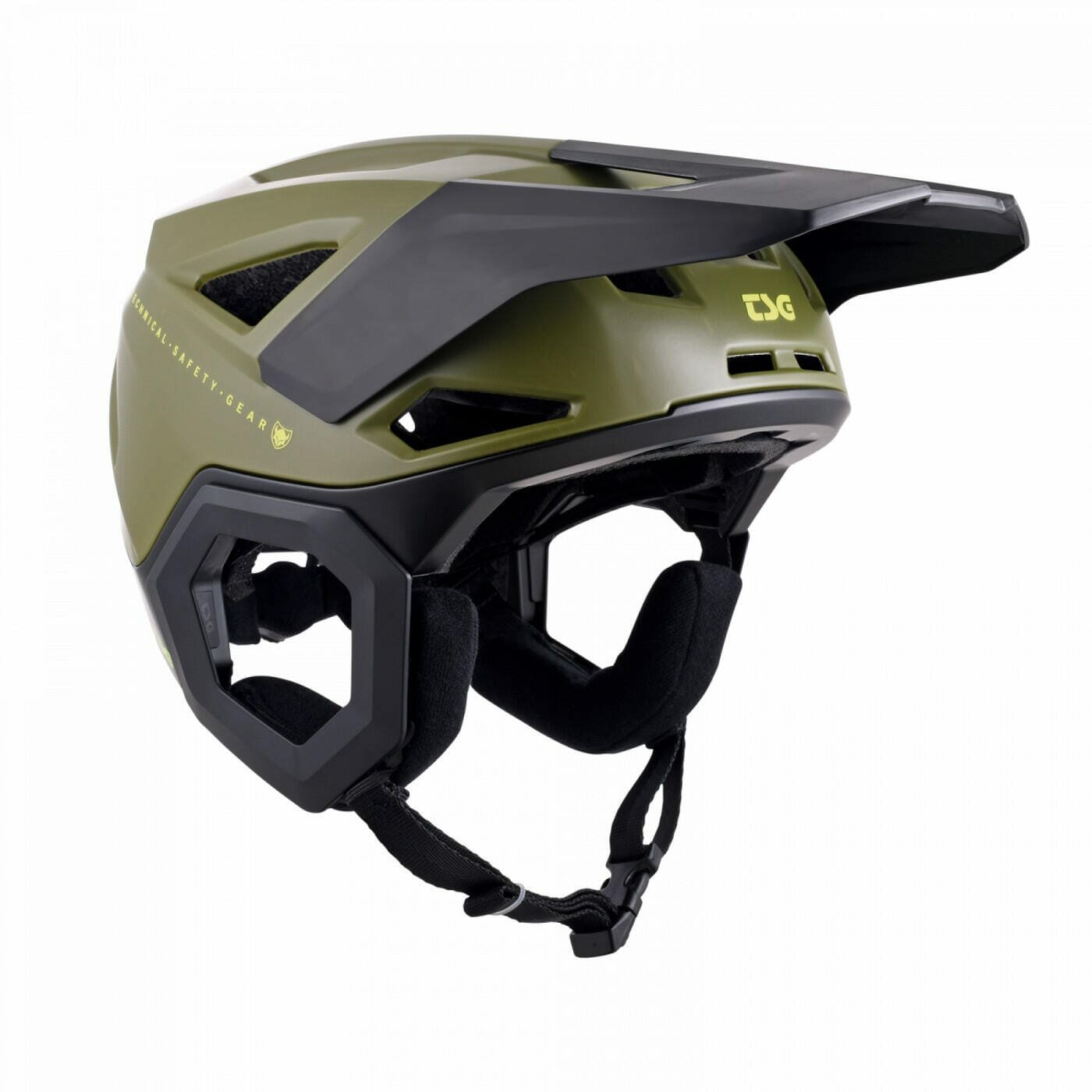DECATHLON шлем защитный TSG Prevention, сатиновый оливковыи, размер L/XL (58-61 см)