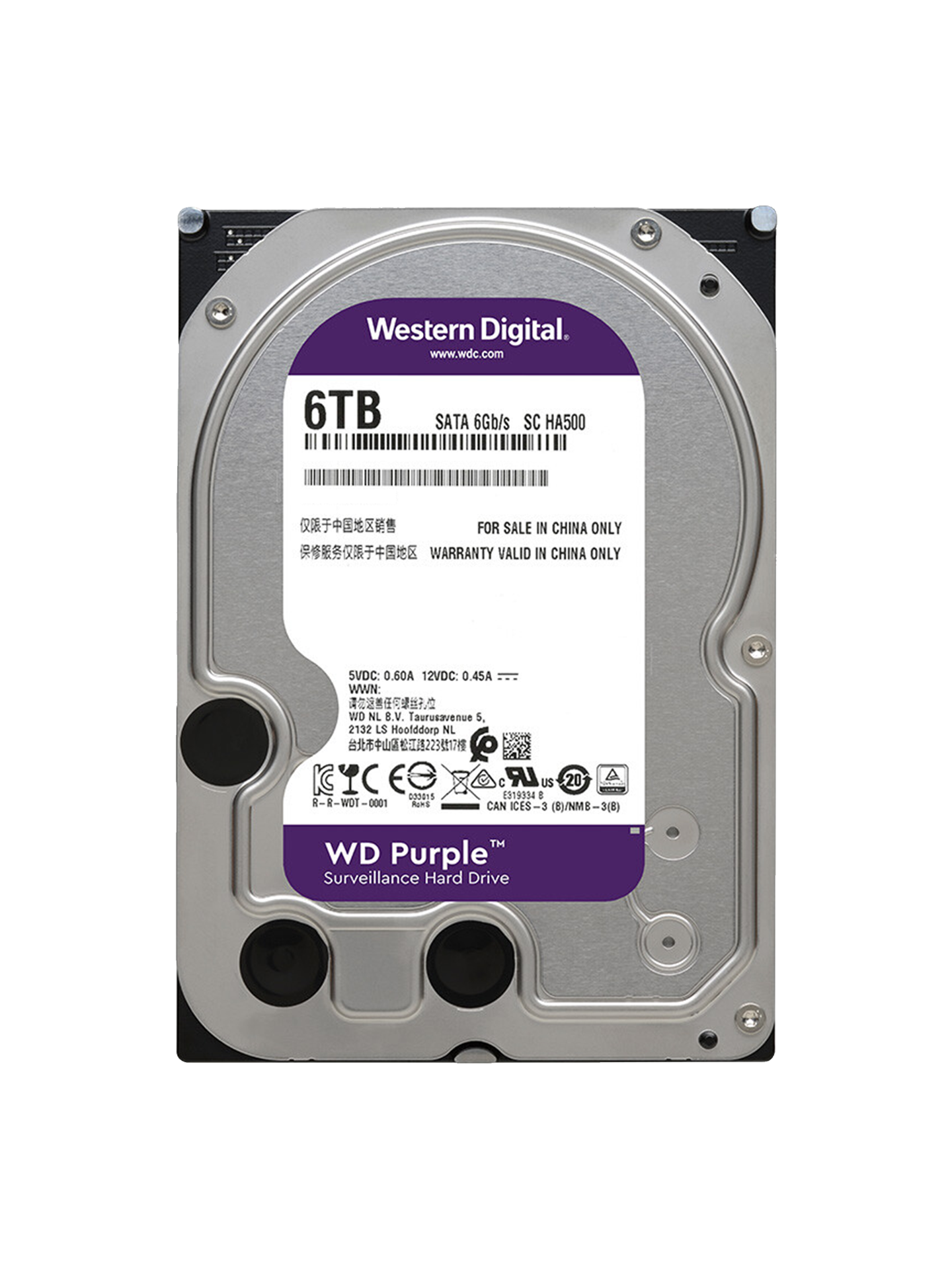 Western digital Жесткий диск 6TB WD Purple WD60PURZ WD60PURZ