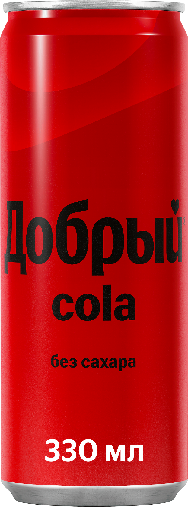 Напиток Добрый Кола (Cola) без сахара 330 мл дизайн упаковки в ассортименте