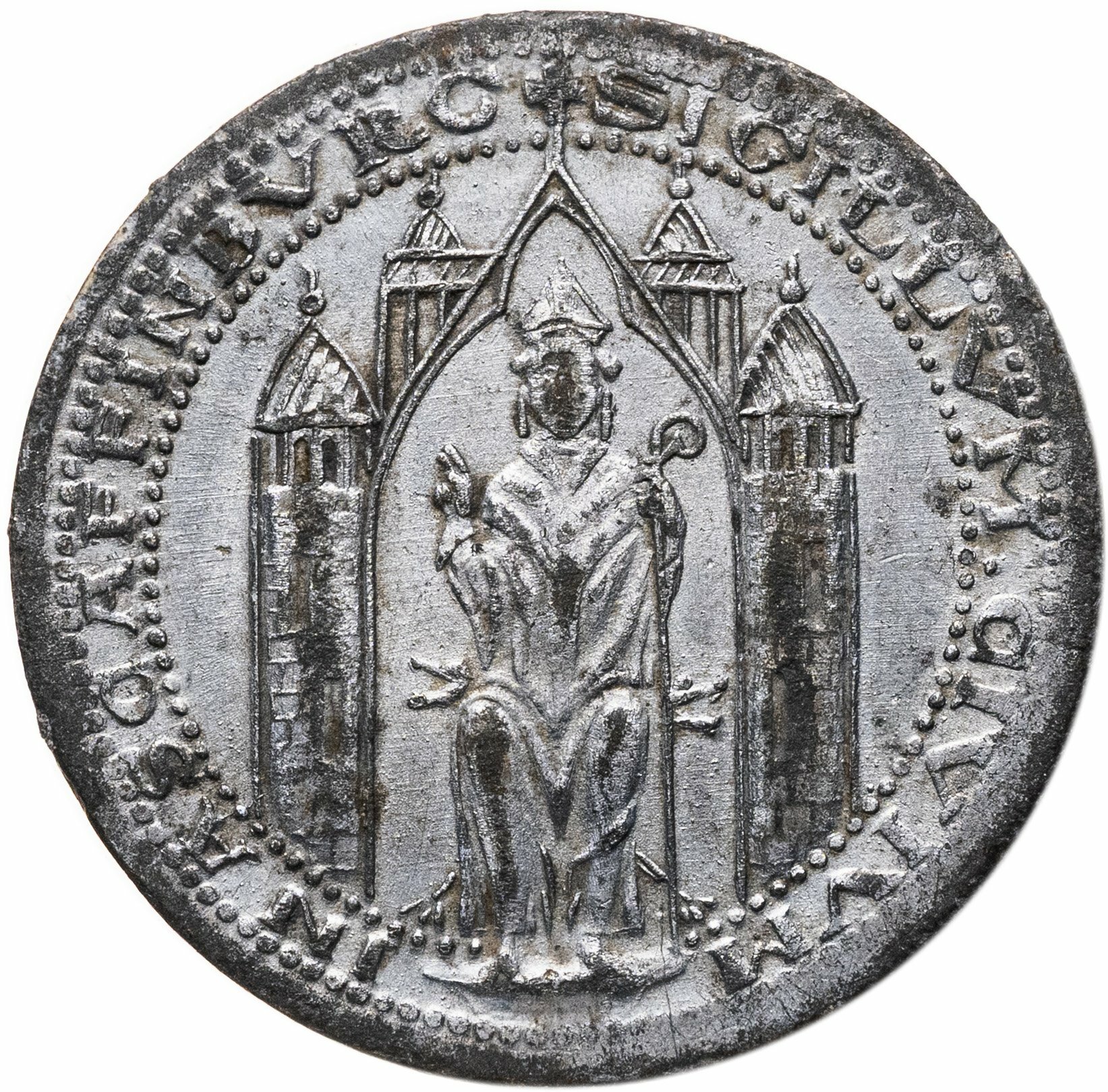 Германия, Ашаффенбург 10 пфеннигов 1917, Железо, в сохранности VF