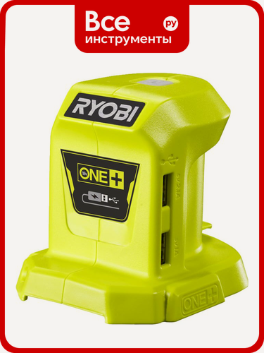 Изображение товара USB переходник RYOBI ONE+ R18USB-0 5133004381, для удобства эксплуатации модель оснащена