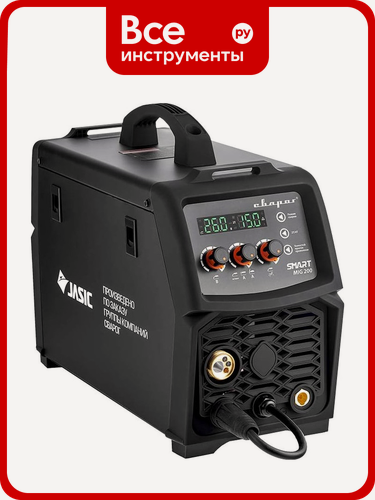 Изображение товара Сварочный инвертор Сварог MIG 200 REAL SMART N2A5 Black, маска+краги 98557