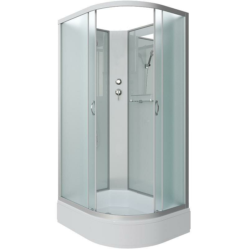 Душевая кабина Niagara Classic 120x90 332944LBK профиль хром, без гидромассажа, левая