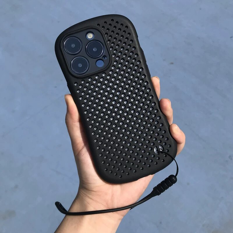 Силиконовый чехол для iPhone 13 с полным покрытием камеры, темно-черный - ударопрочный, дышащий дизайн для
