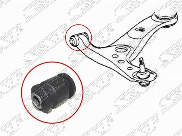 Сайлентблок SAT ST-48654-49045 рычага Toyota Ipsum ACM20 01-09, Noah 01-22