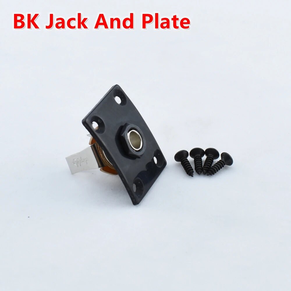 Разъём для гитары BK Jack and Plate черный