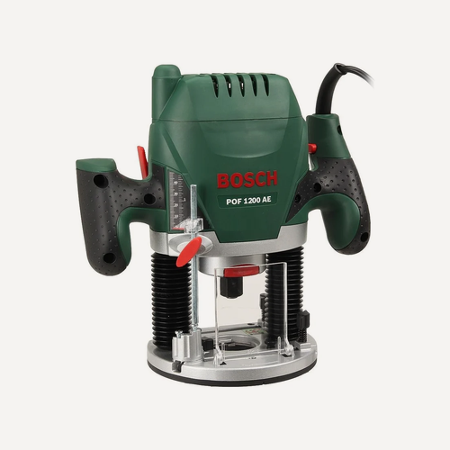 Изображение товара Фрезерная машина BOSCH POF1200 AE (060326a100), 1200 Вт, 28000 об/мин, кабель 2.5 м, зеленый