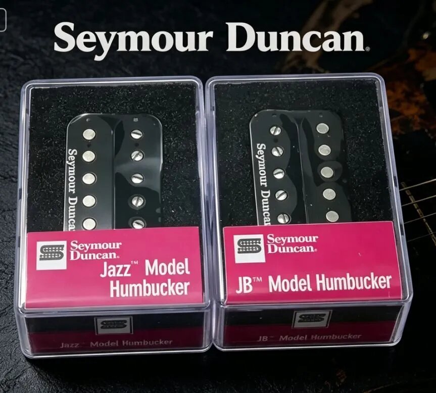 Высококачественный двухкатушечный звукосниматель Seymour Duncan Alnico5 для электрогитары, цвет Zebra/черный/хром/золотой