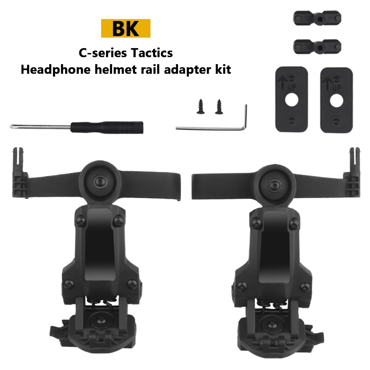 Адаптер для наушников на шлем BK C-series Black
