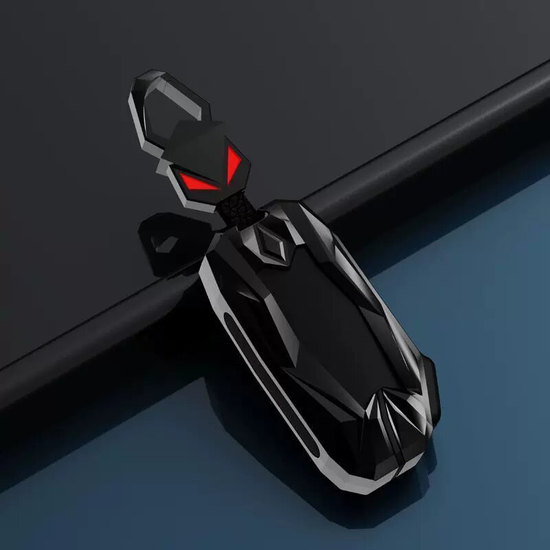 Коврик для ключа Kia для моделей K3, K4, K5, KX3, KX5 — Фантом Черный с креплением Red Eye, стиль C