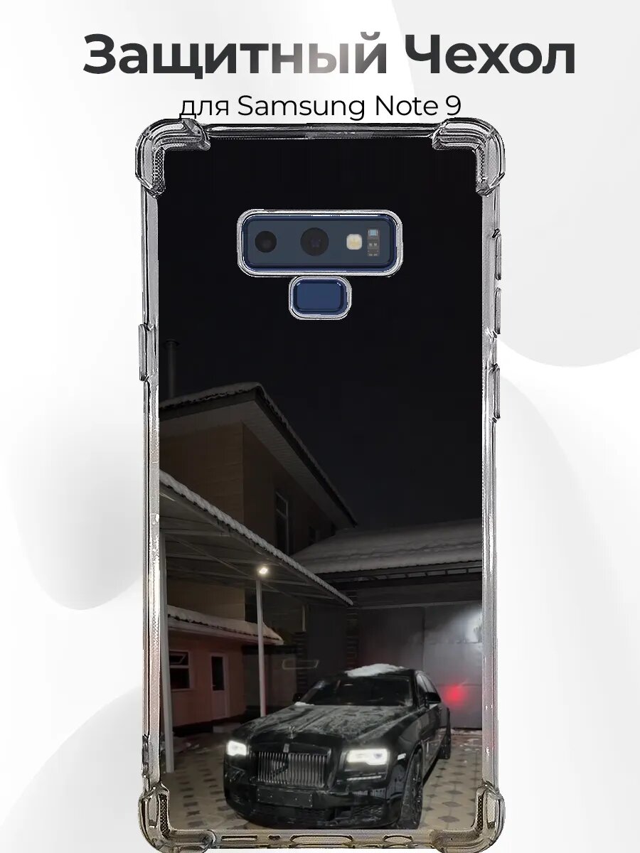 Чехол с принтом Samsung Note 9 Rolls-Royce Ghost зимой