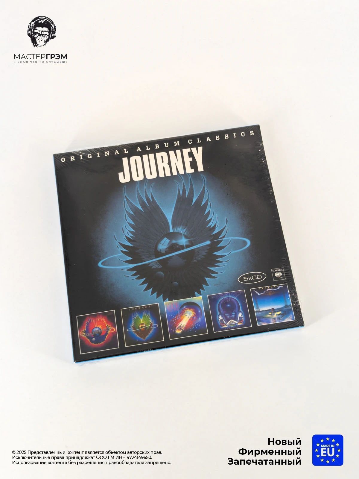 Фирменный аудио диск Journey - Original Album Classics (5CD) 2012 Papersleeves In Case