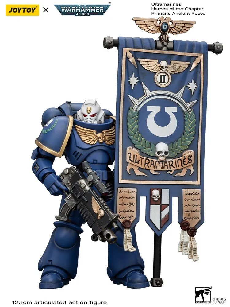 Warhammer 40K Ultramarines Heroes of the Chapter Primaris Ancient Posca Подвижная фигурка