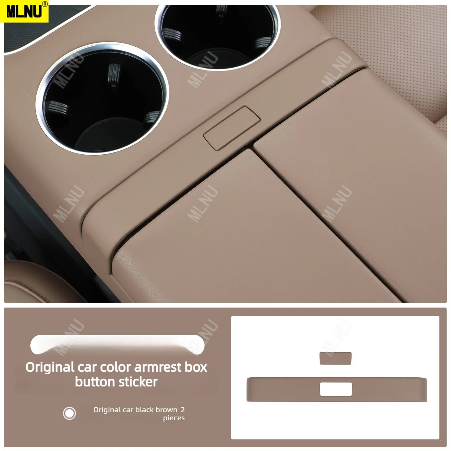 Наклейка на подлокотник Li Auto L6, цвет 2025-brown