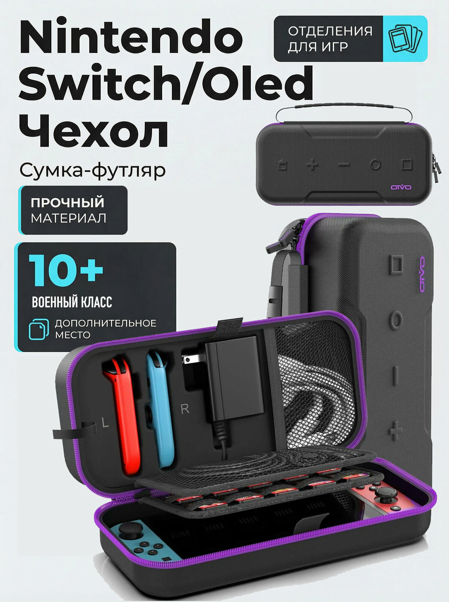 Сумка-футляр Nintendo Switch Oled Чехол для Defender Nintendo Switch