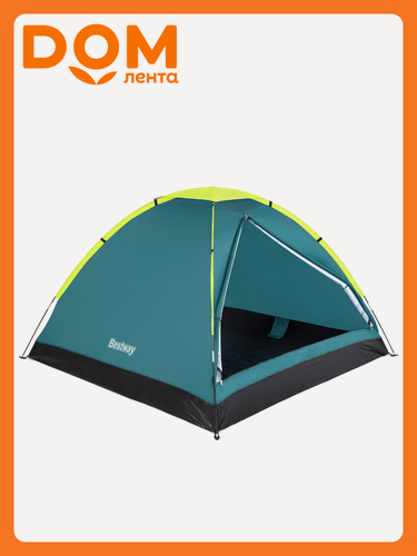 Изображение товара Палатка Bestway Cooldome-3, 3-х местная, с карманами, зеленая